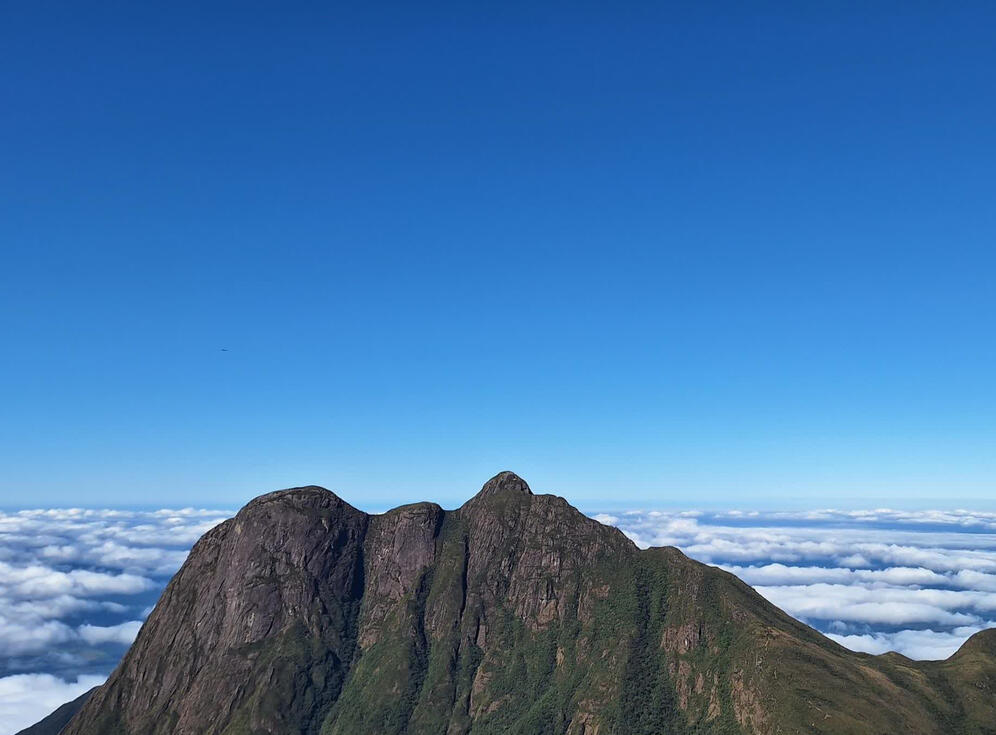 Pico Paraná as seen from the summit of Caratuva. 2024.